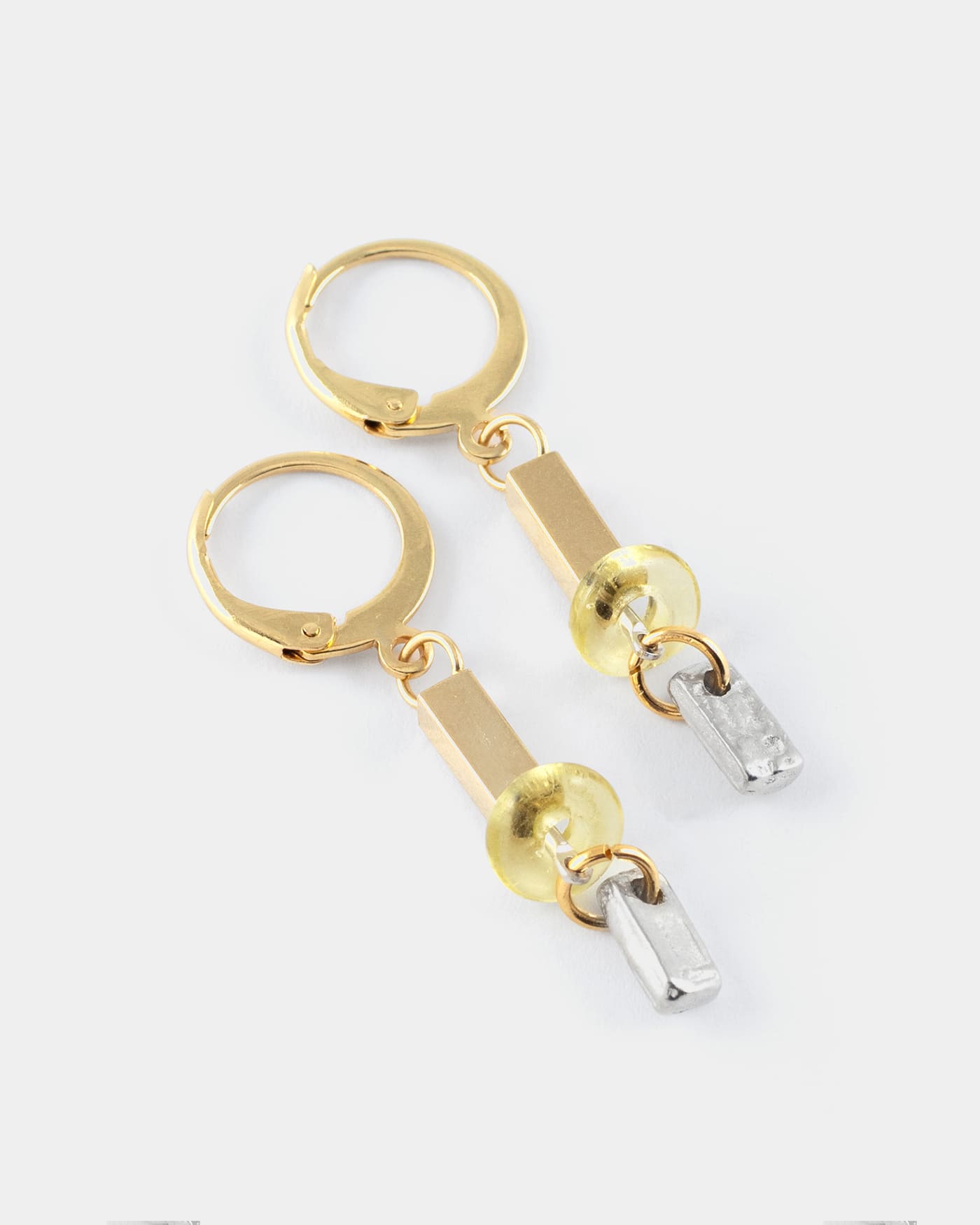 Boucles d'oreilles Diani Deux tons