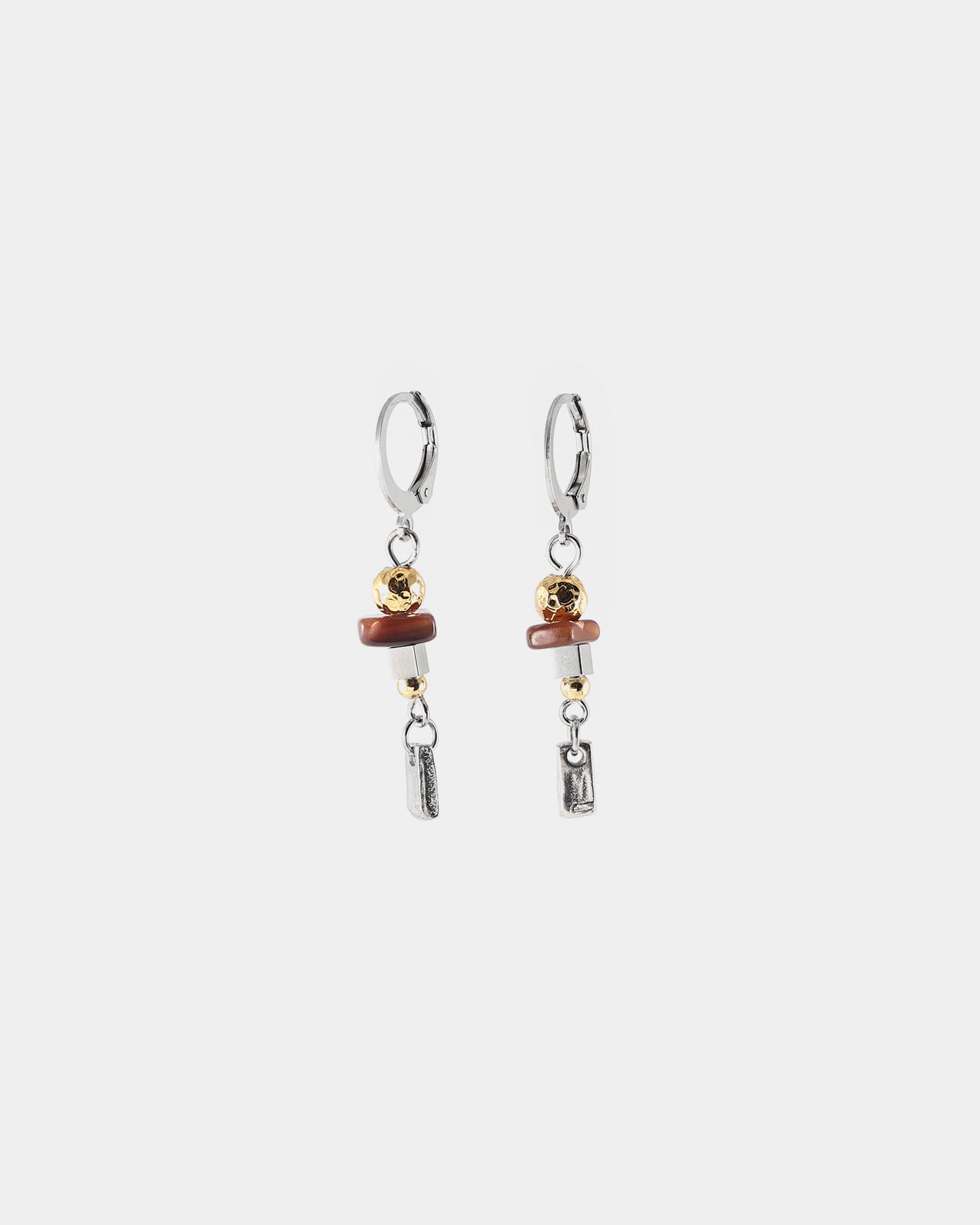 Boucles d'oreilles Elodea Deux tons