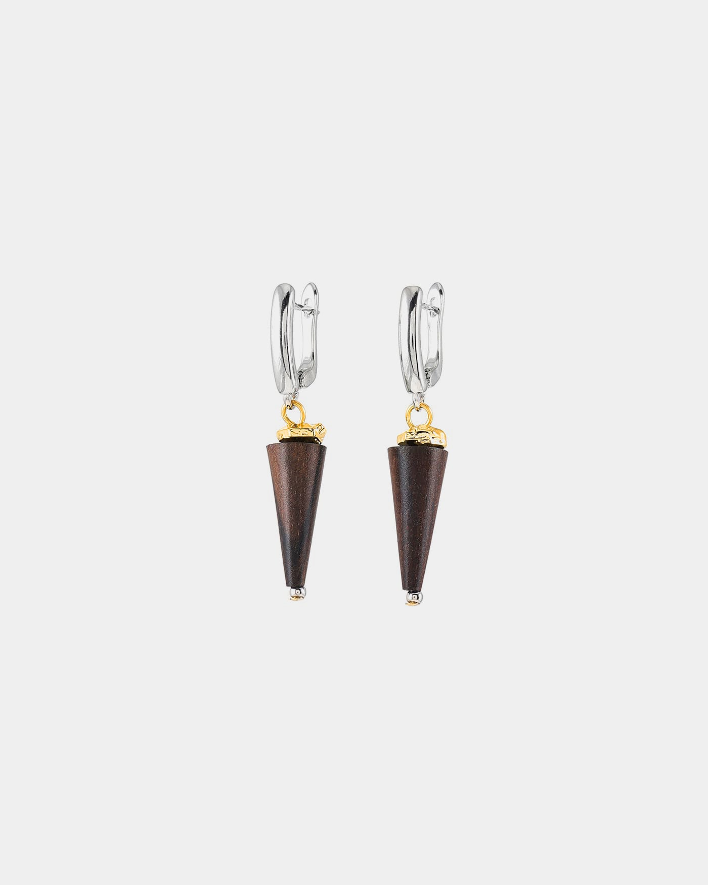Boucles d'oreilles Pulsar Deux tons