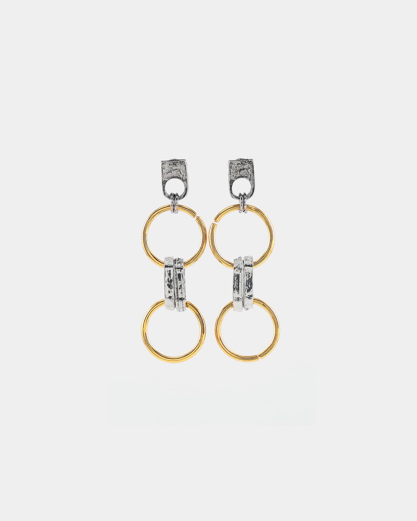 Boucles d'oreilles Soraya Deux tons