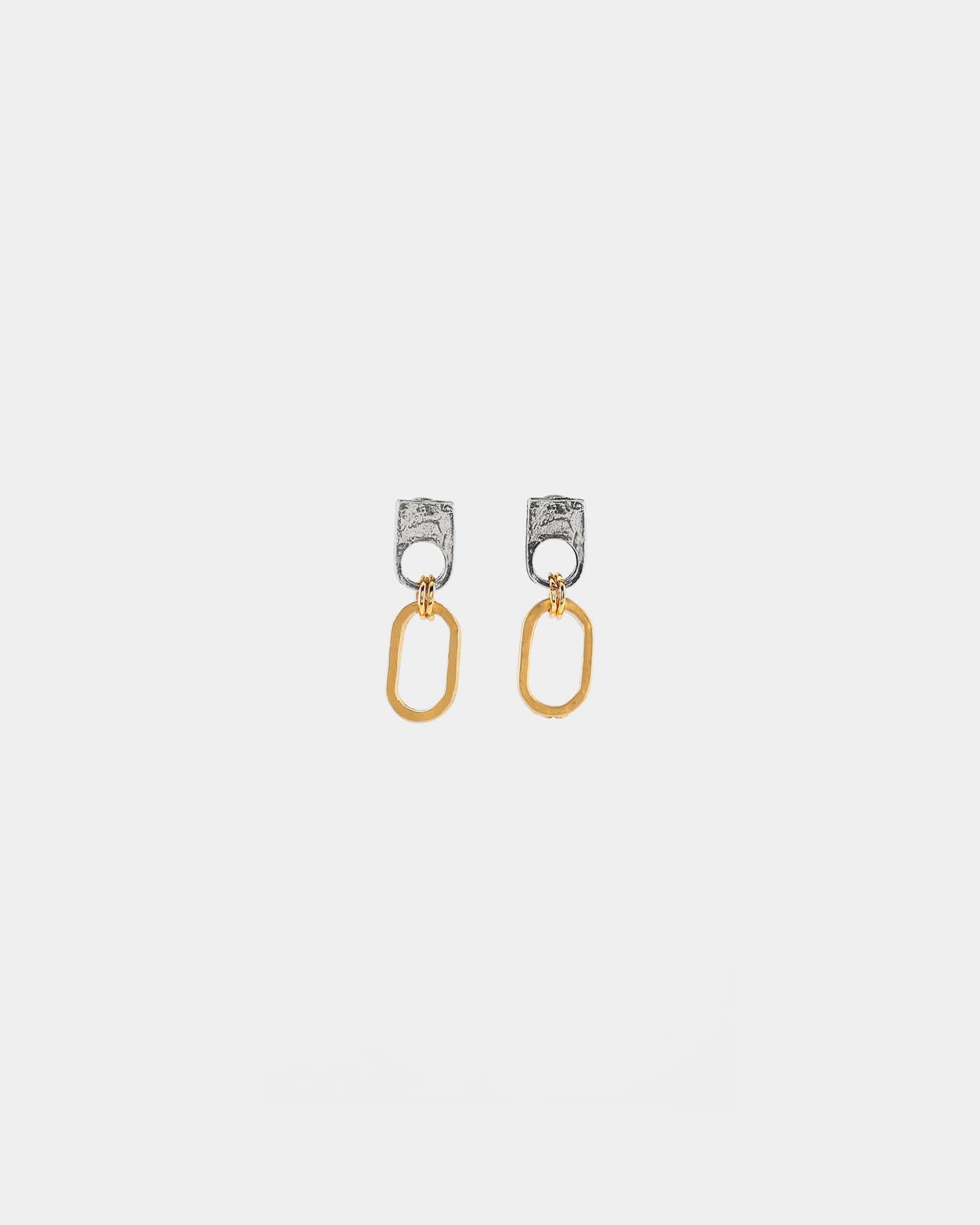 Boucles d'oreilles Nunki Deux tons