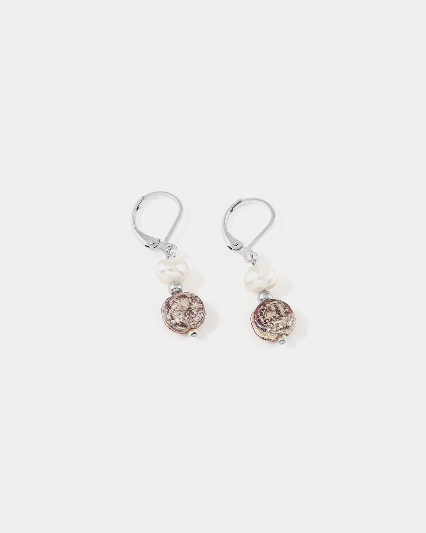Boucles d'oreilles Beta Argent