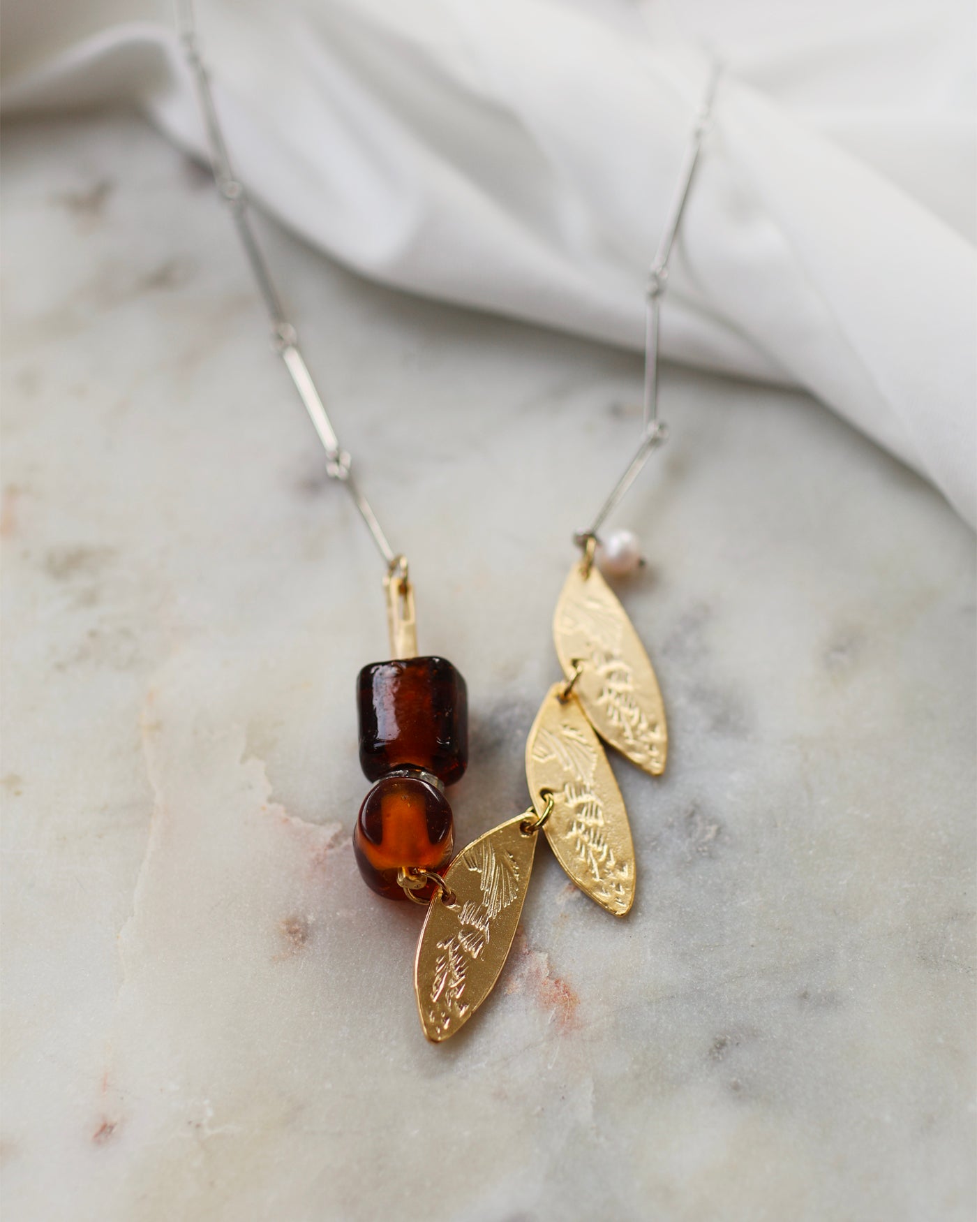 Gienah Two-tone Necklace