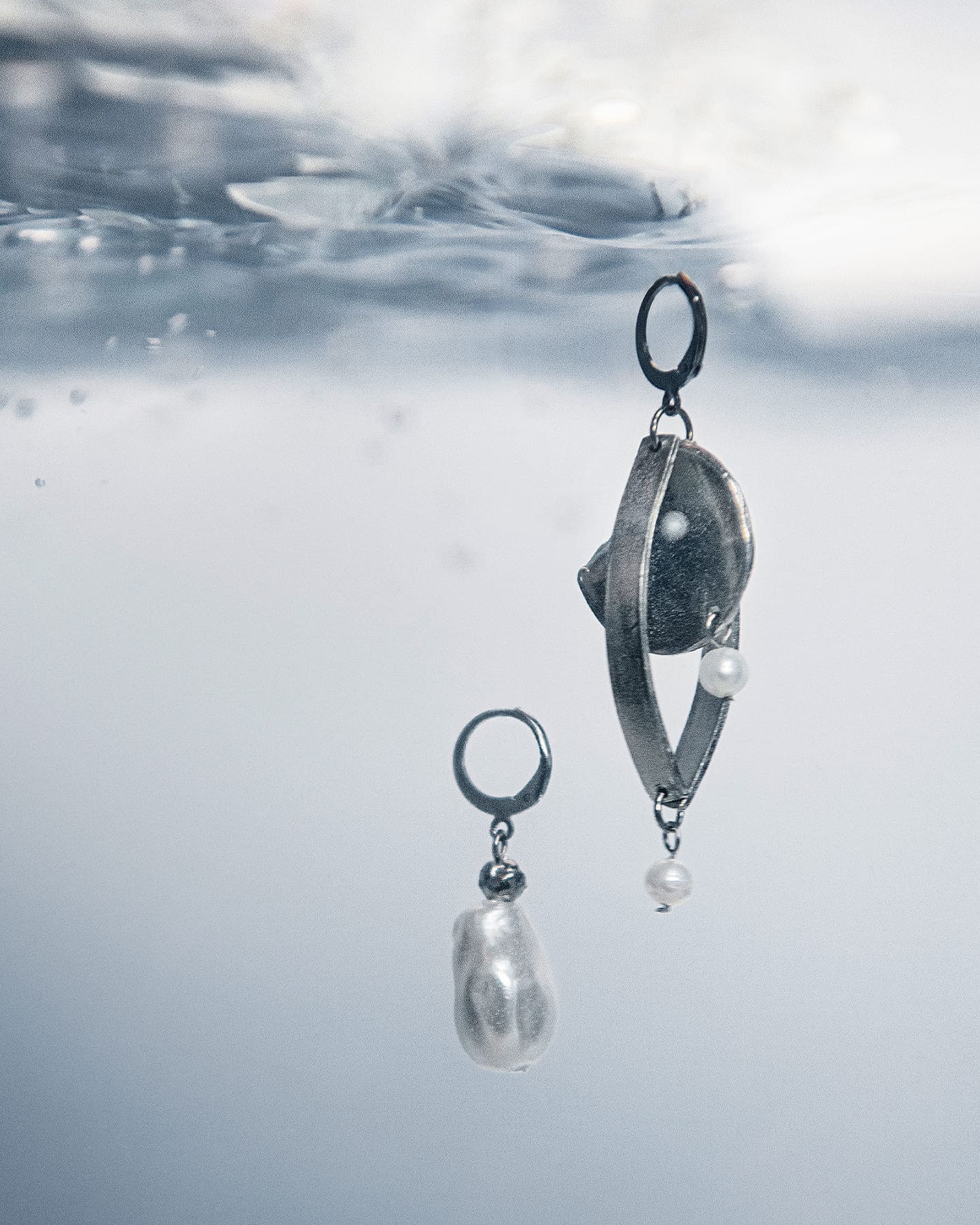 Boucles d'oreilles Yvaine Argent