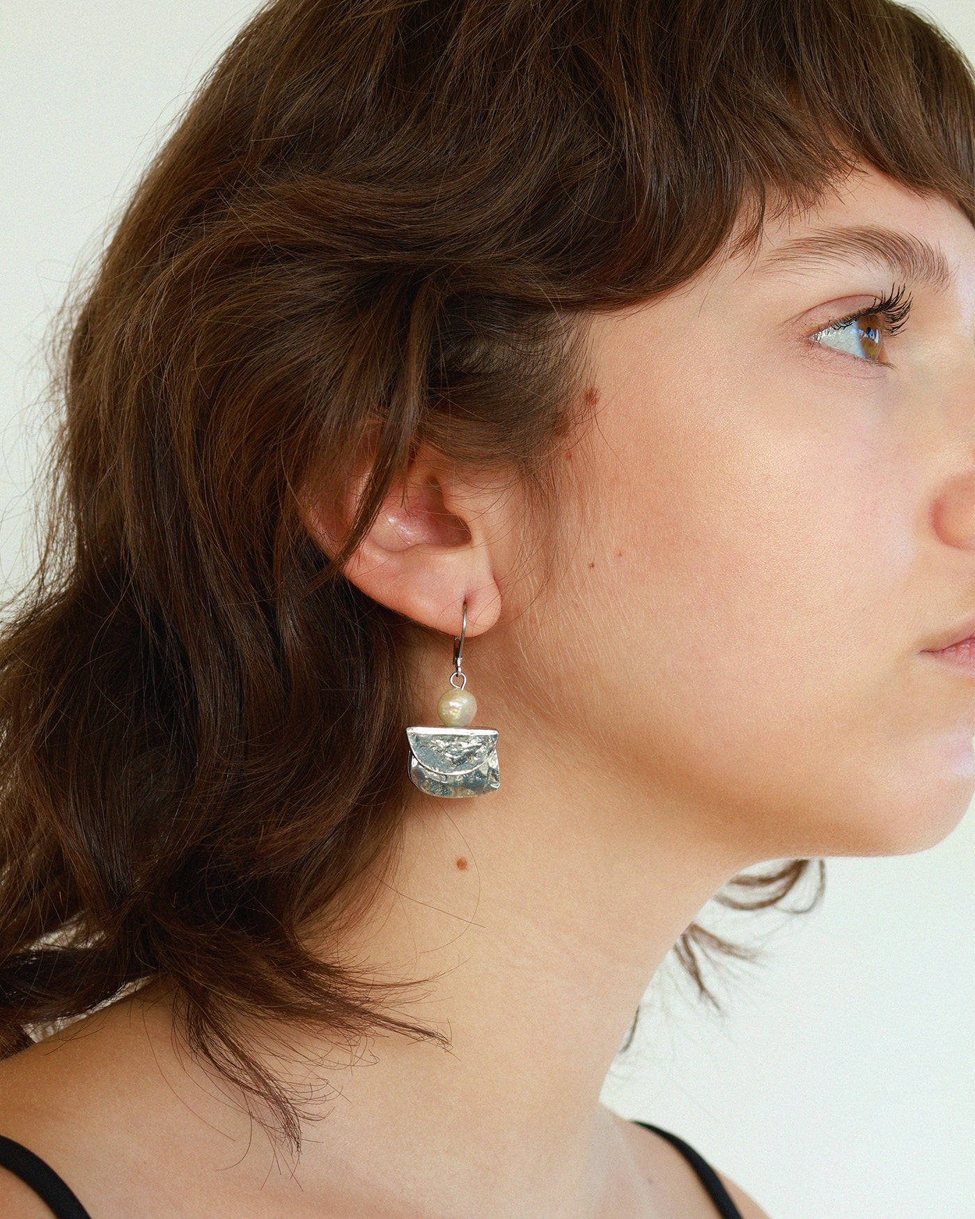 Sagitta silver earrings