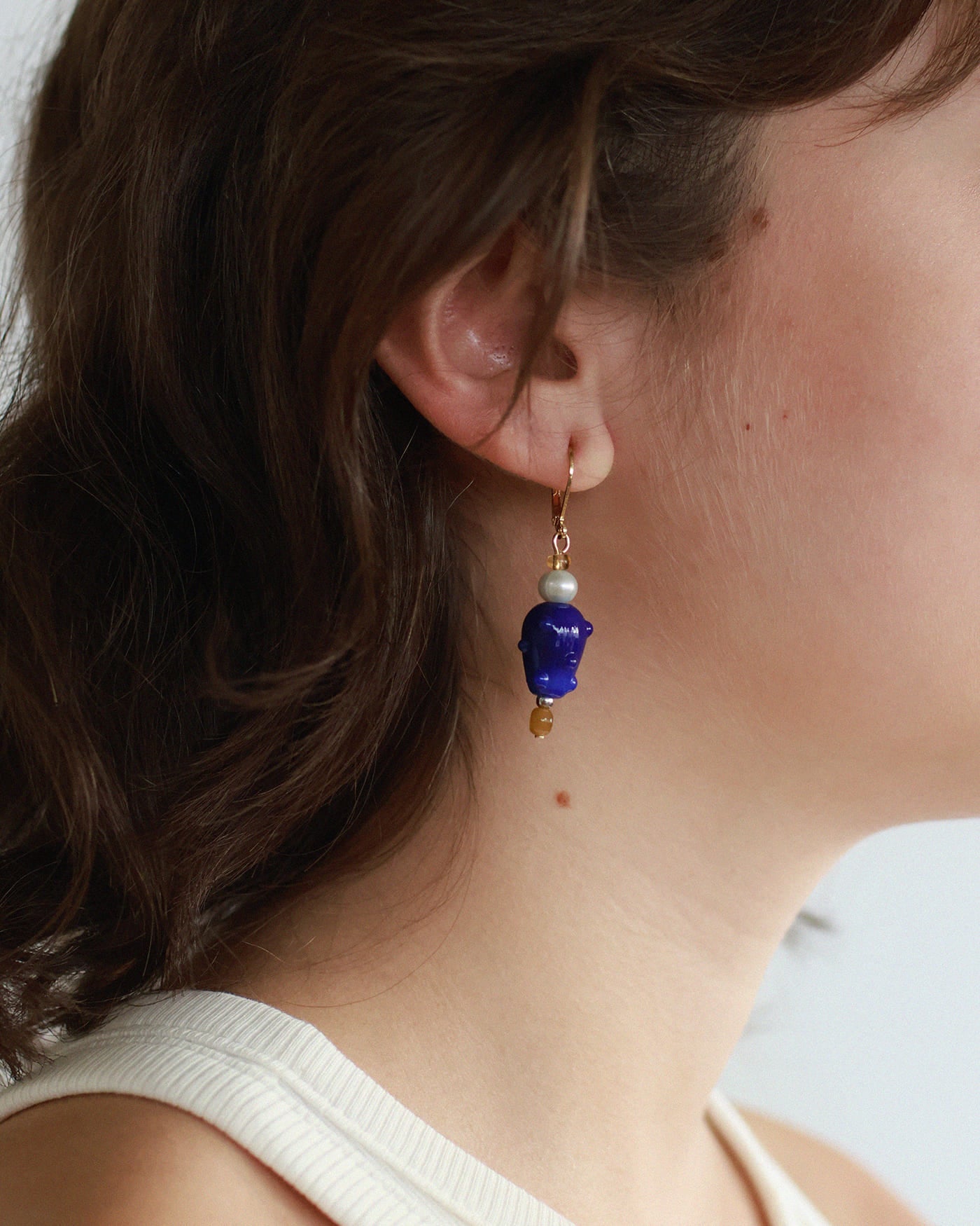 Boucles d'oreilles Fayla Deux tons