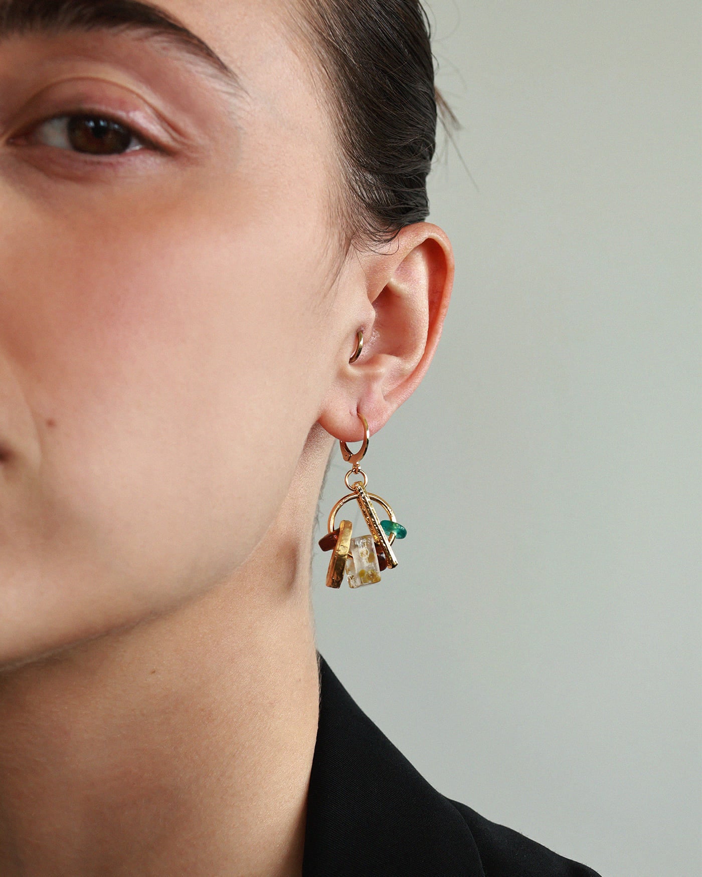 Boucles d'oreilles Vortex Or