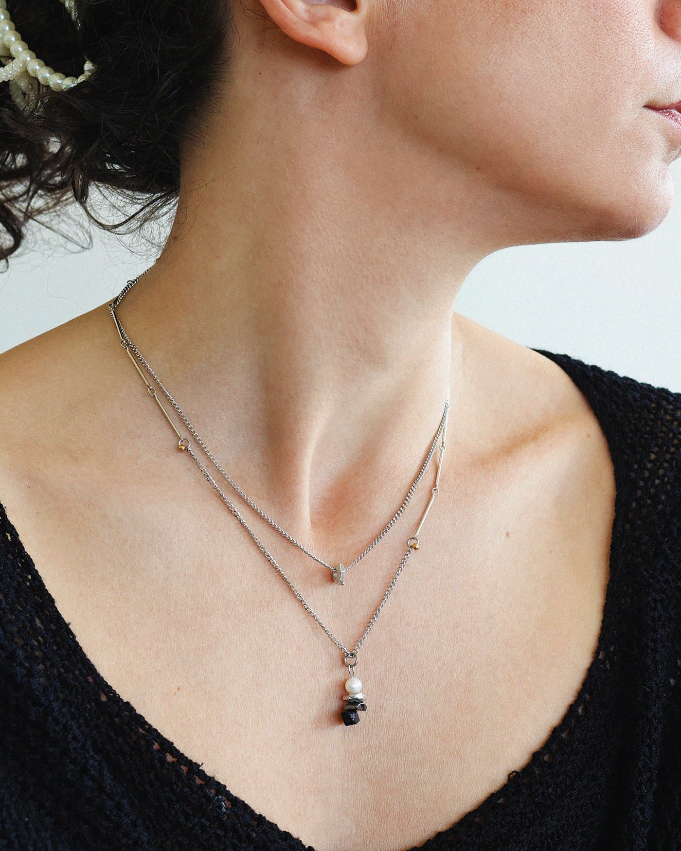 Caelus Two-tone Necklace