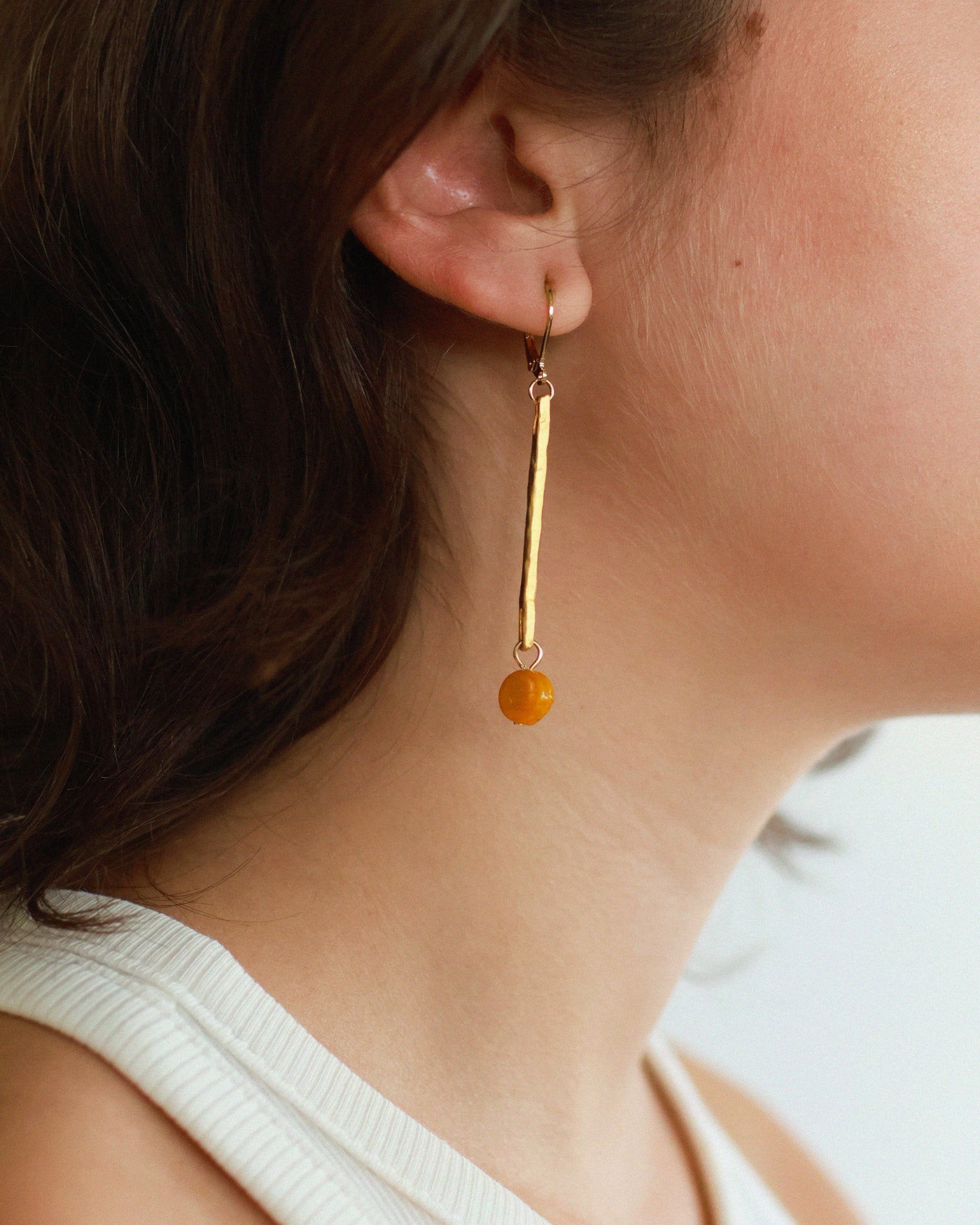 Feiga gold earrings