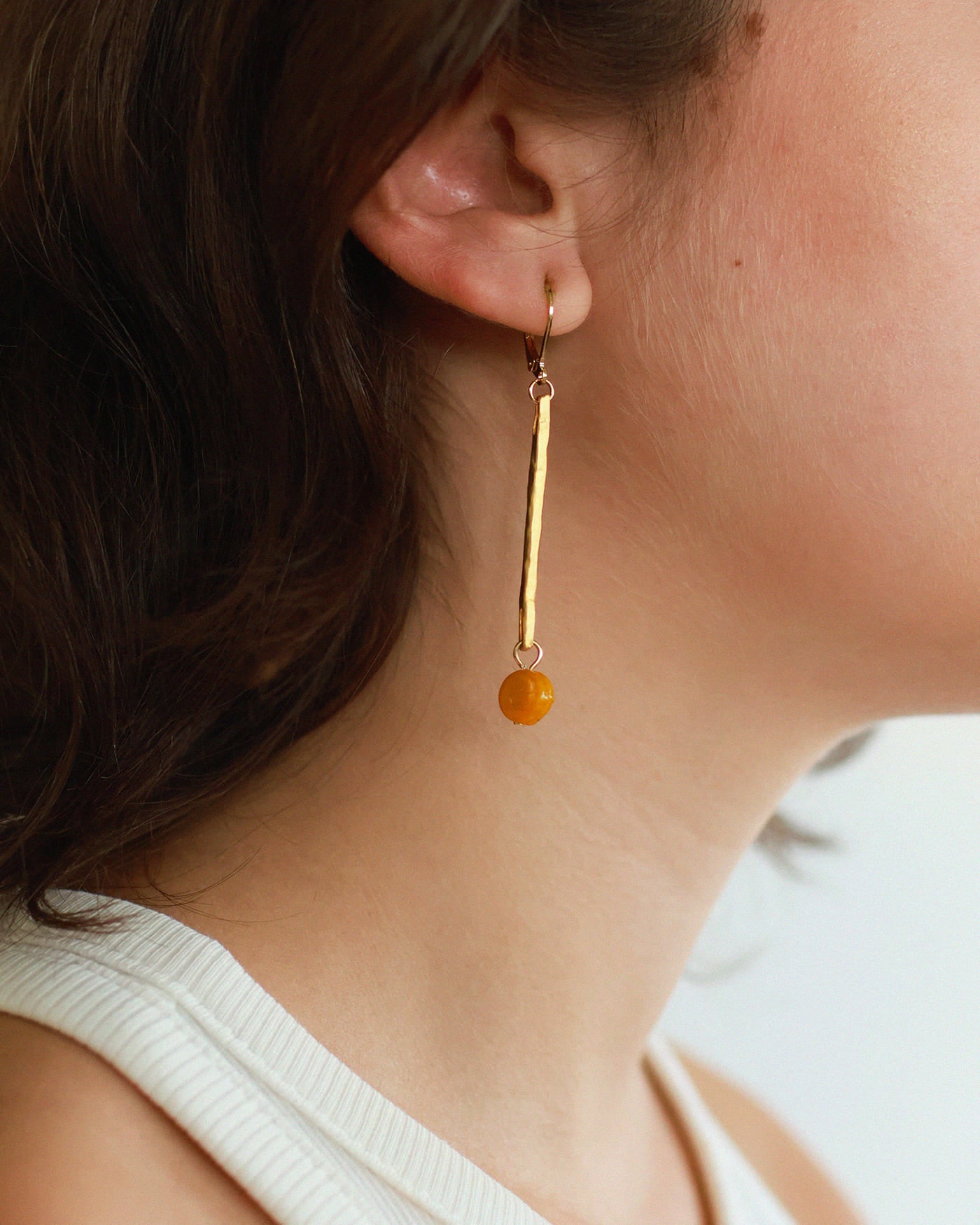 Feiga gold earrings