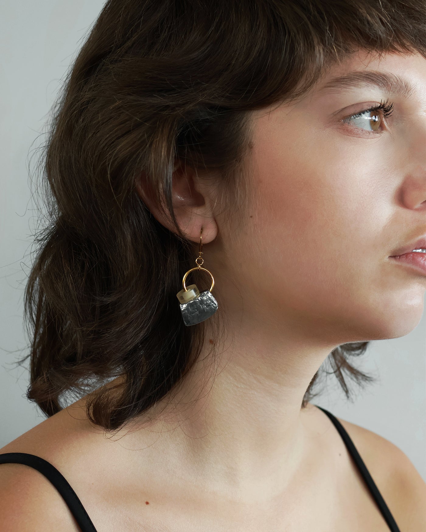 Matar two-tone earrings