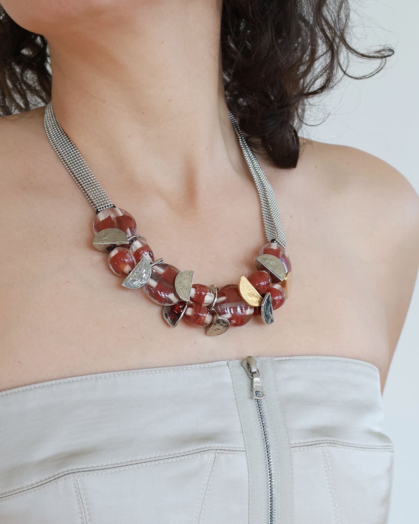 Volans two-tone necklace