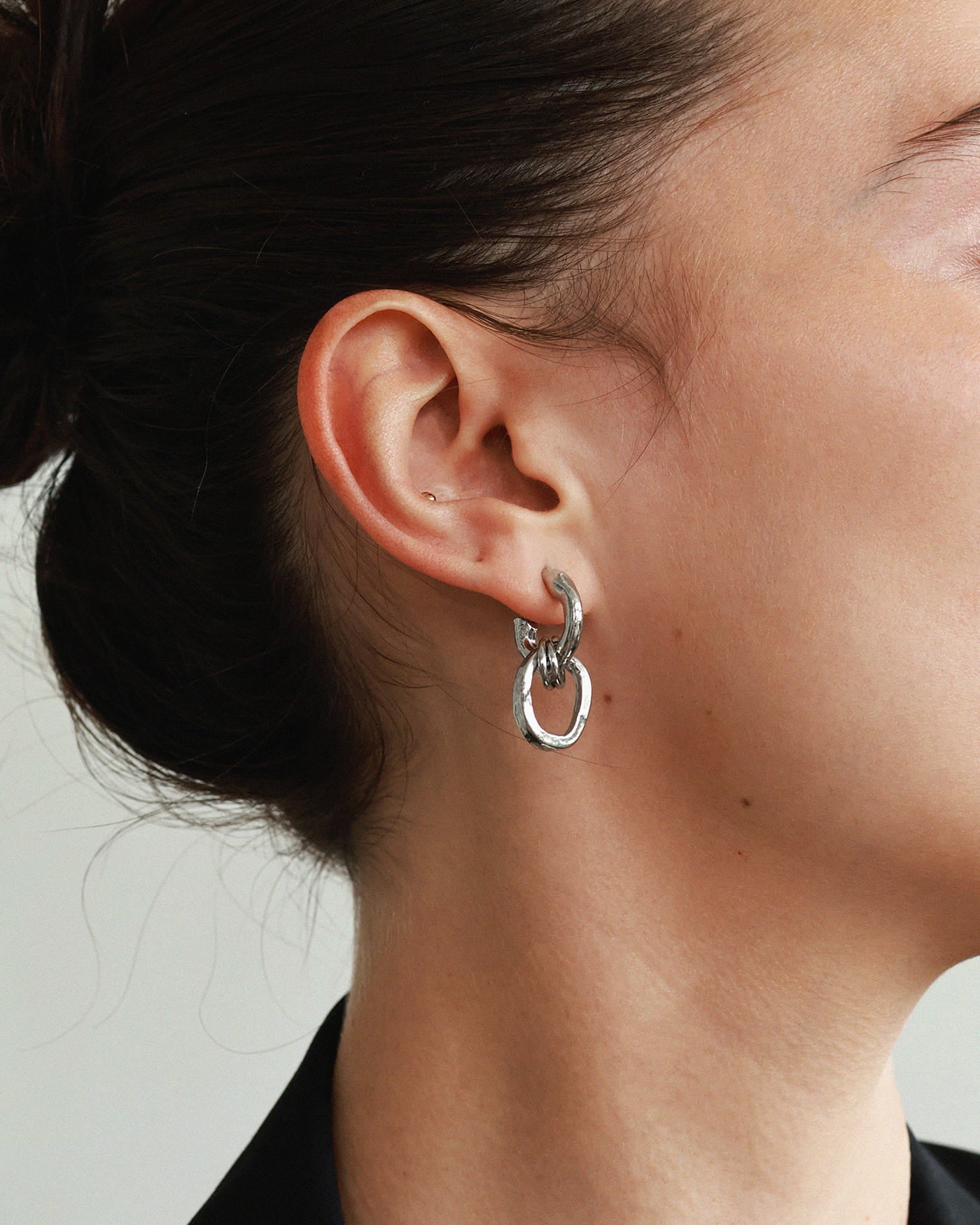 Boucles d'oreilles Venusa Argent