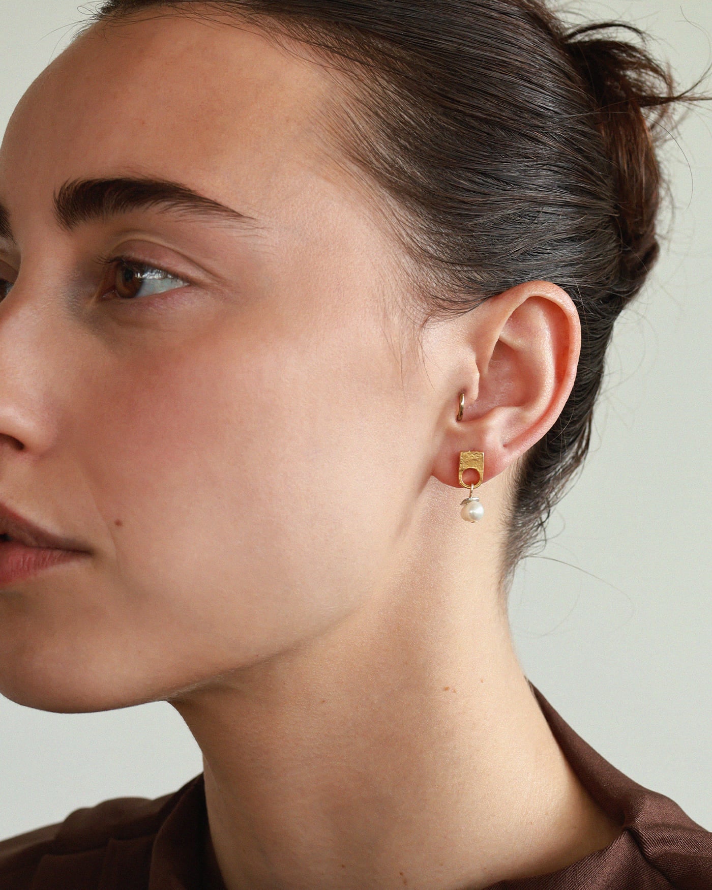 Boucles d'oreilles Nemris Deux tons