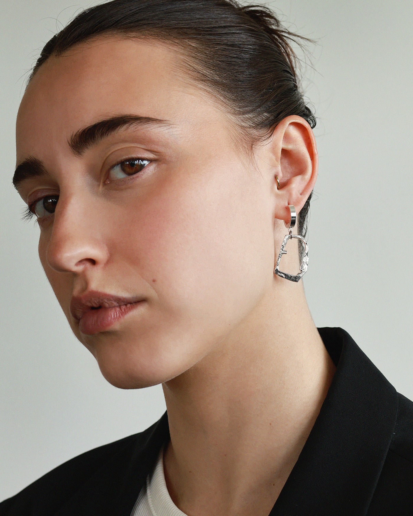 Boucles d'oreilles Nereida Argent