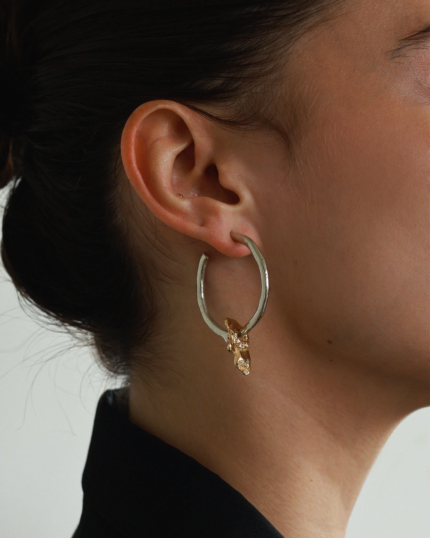 Boucles d'oreilles Wasp Deux tons