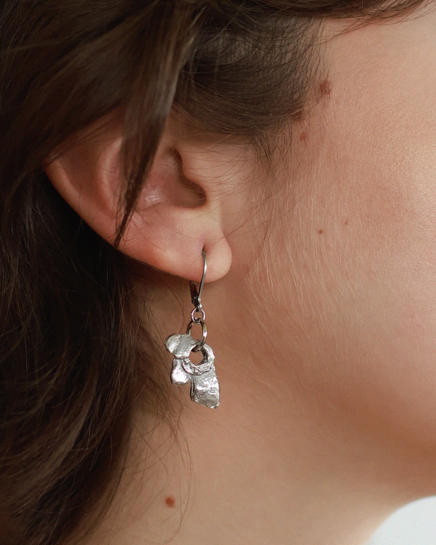 Boucles d'oreilles Dubhé Argent