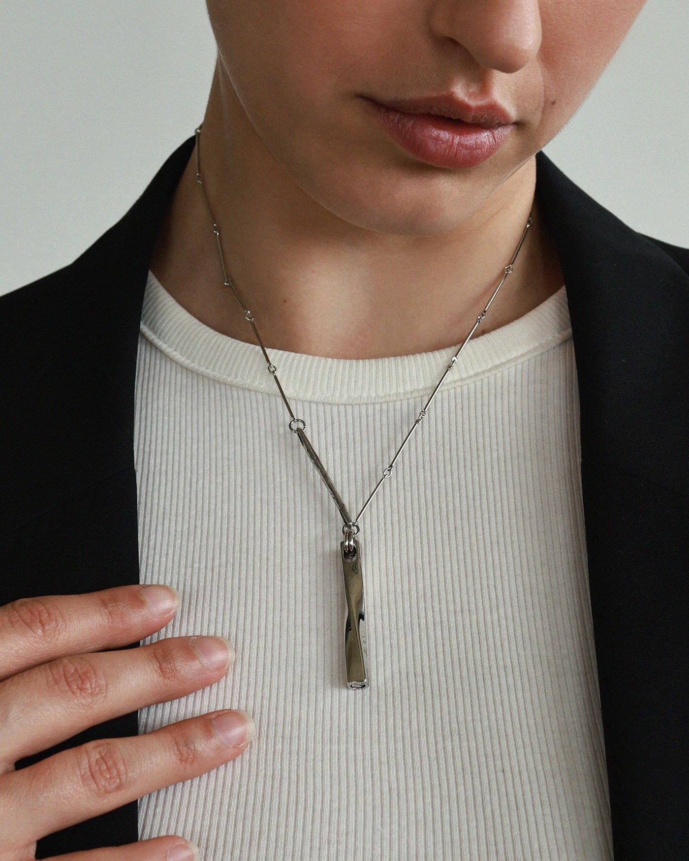 Requies Silver Memorial Necklace