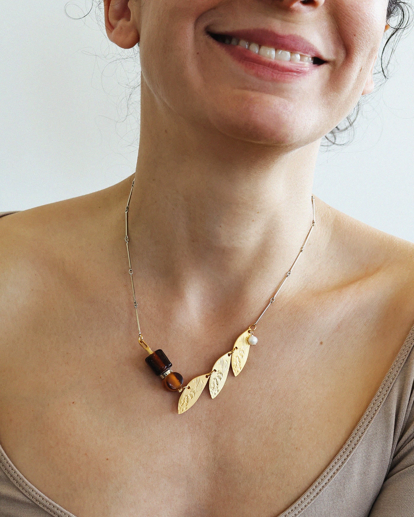 Gienah Two-tone Necklace
