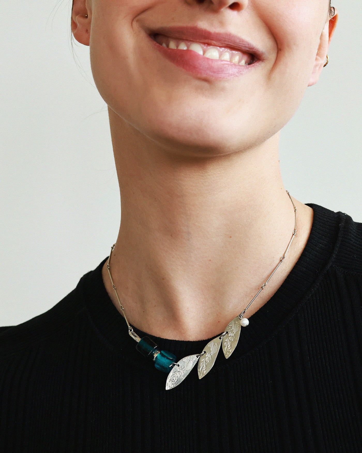 Gienah Silver Necklace