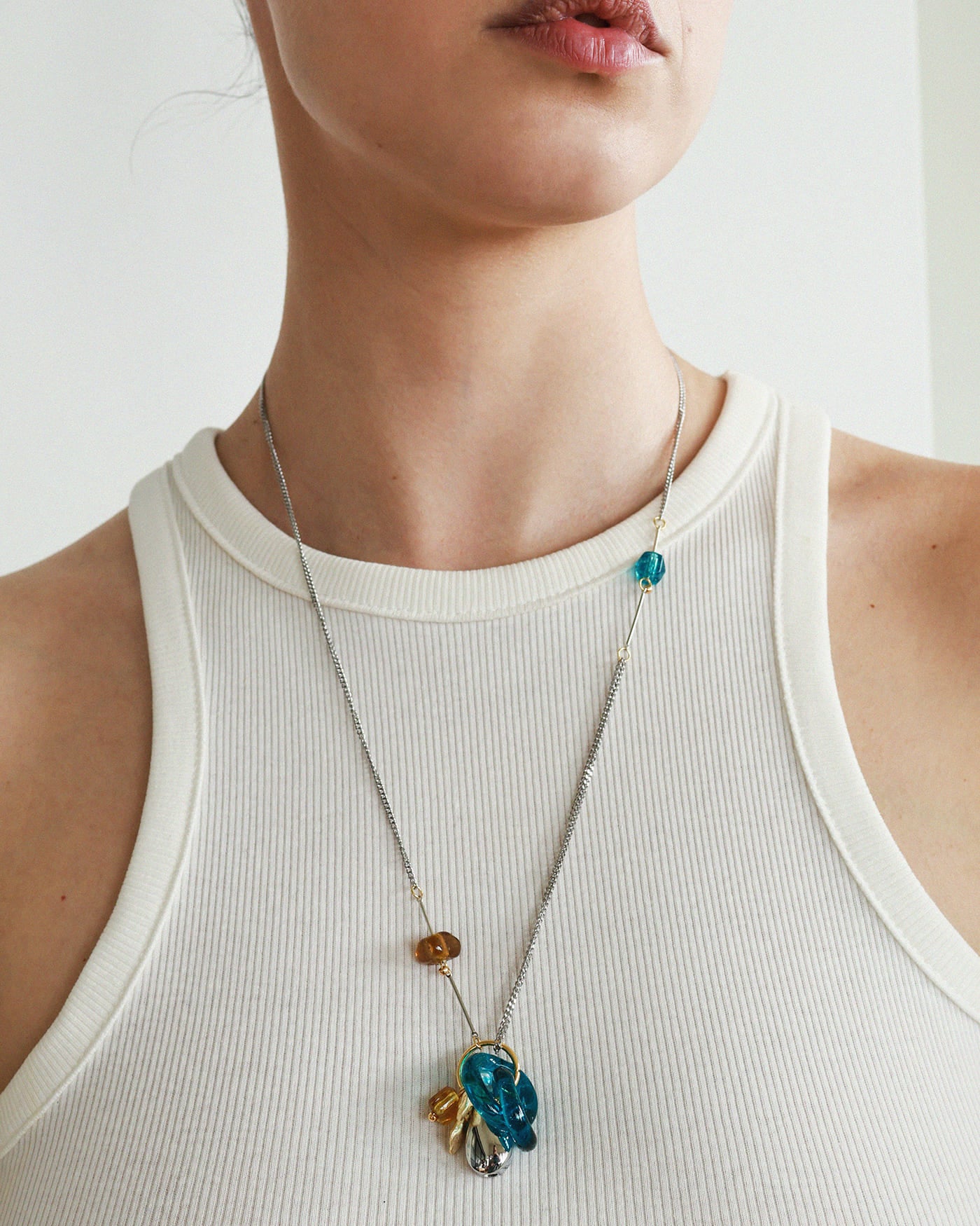 Aeternitas Two-tone Memorial Necklace