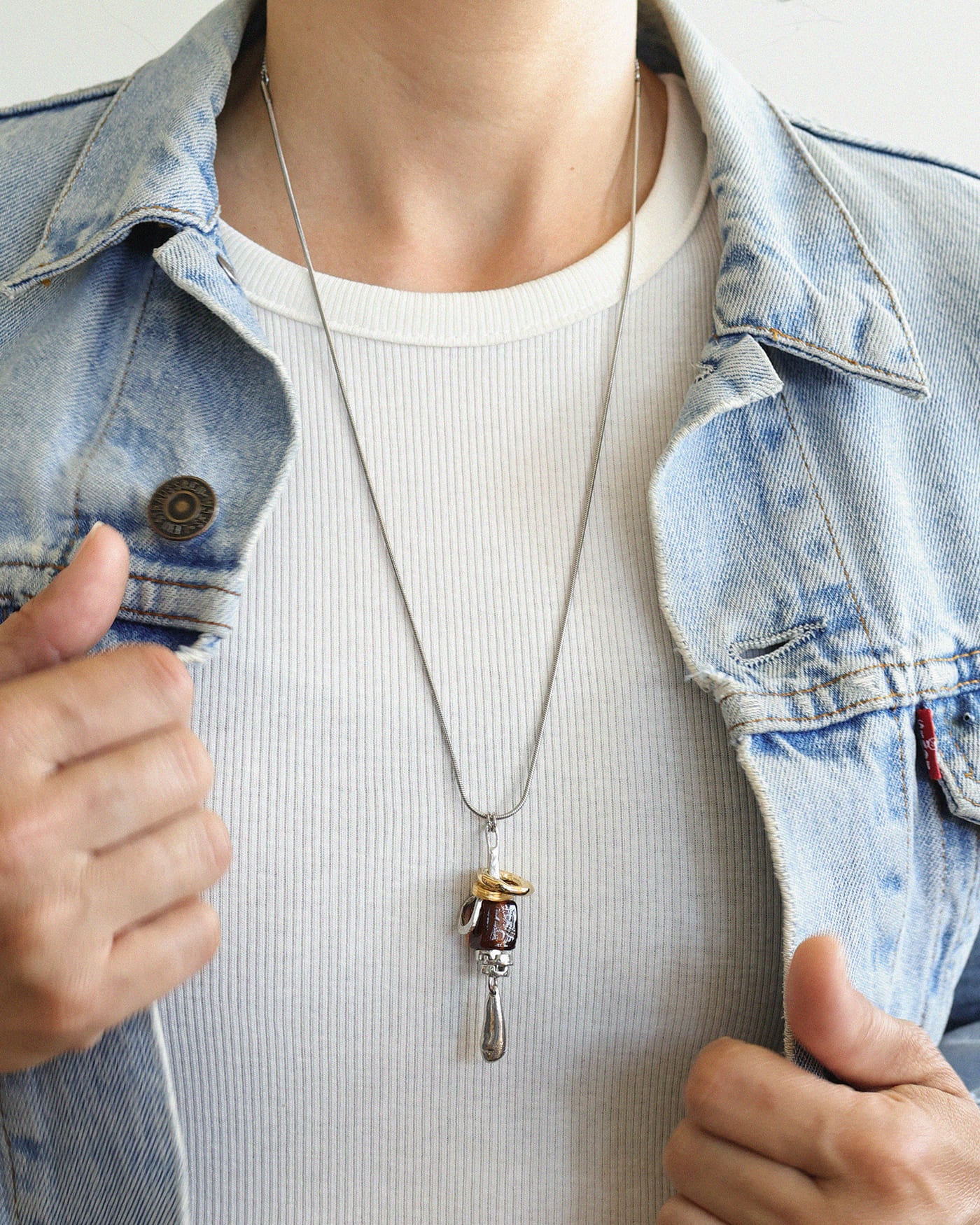 Gliese Two-tone Necklace