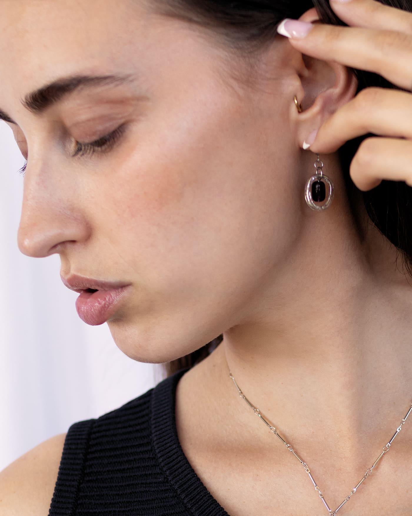 Boucles d'oreilles Dragea Argent