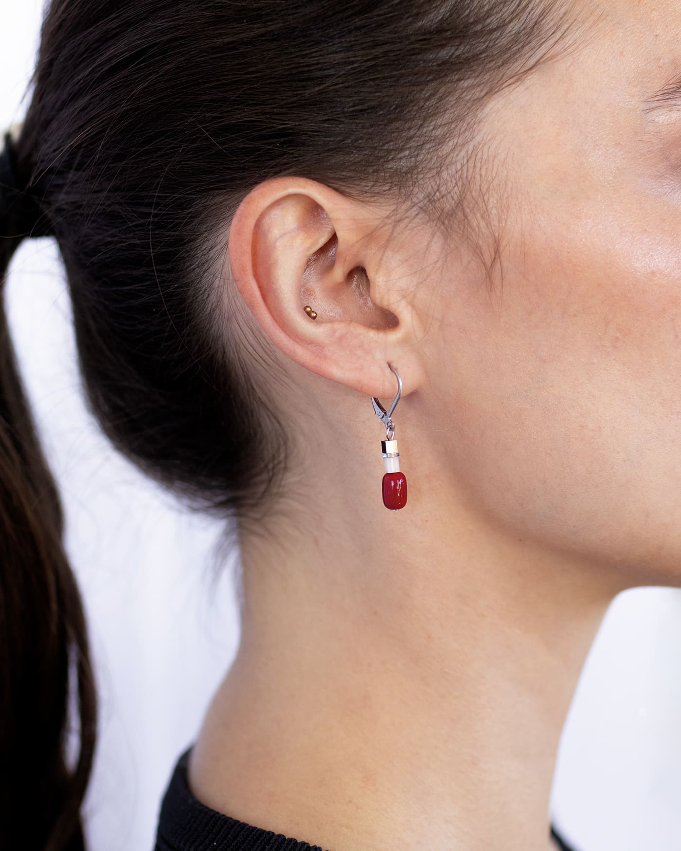 Boucles d'oreilles Clarina Deux tons