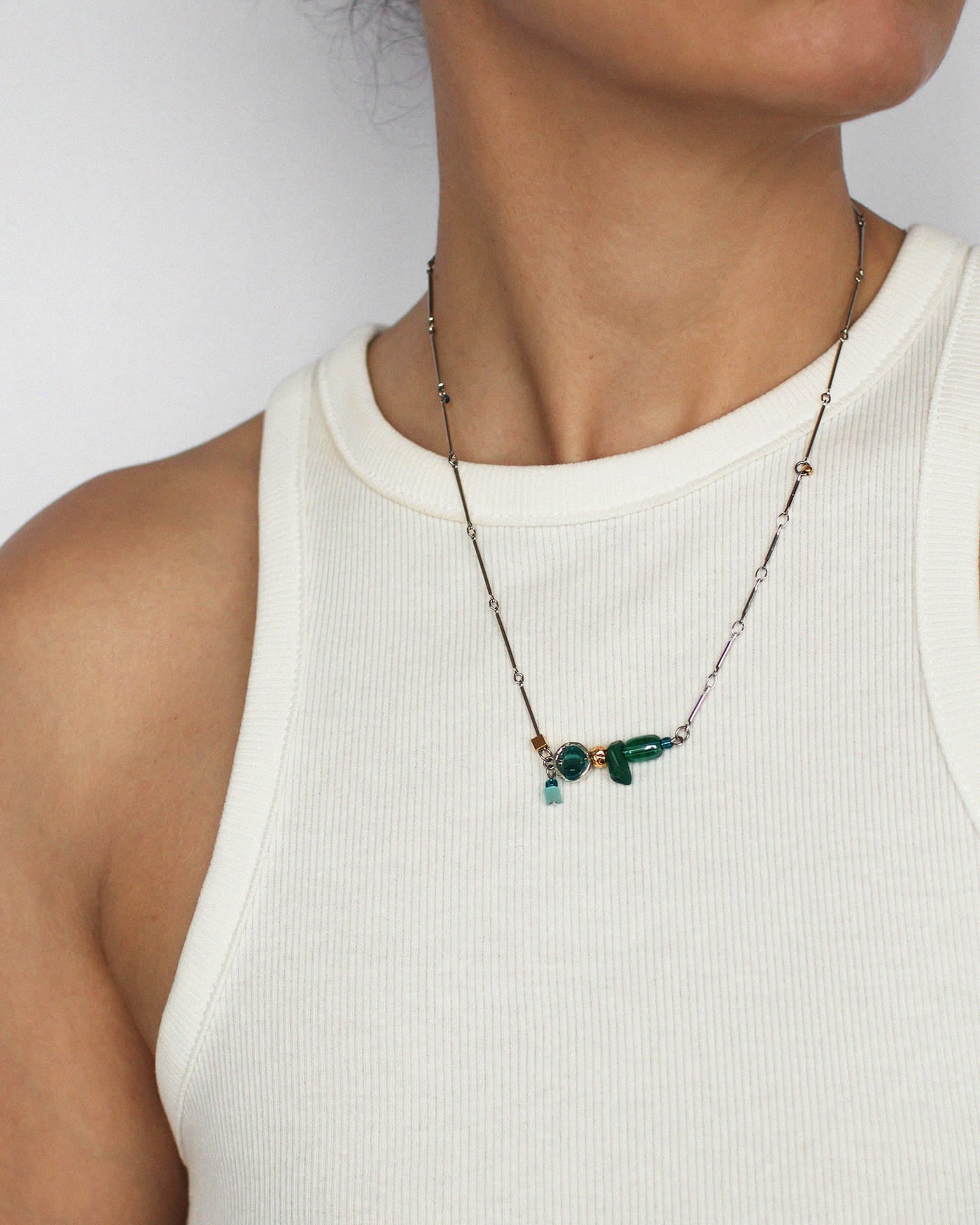 Collier Dardo Deux tons