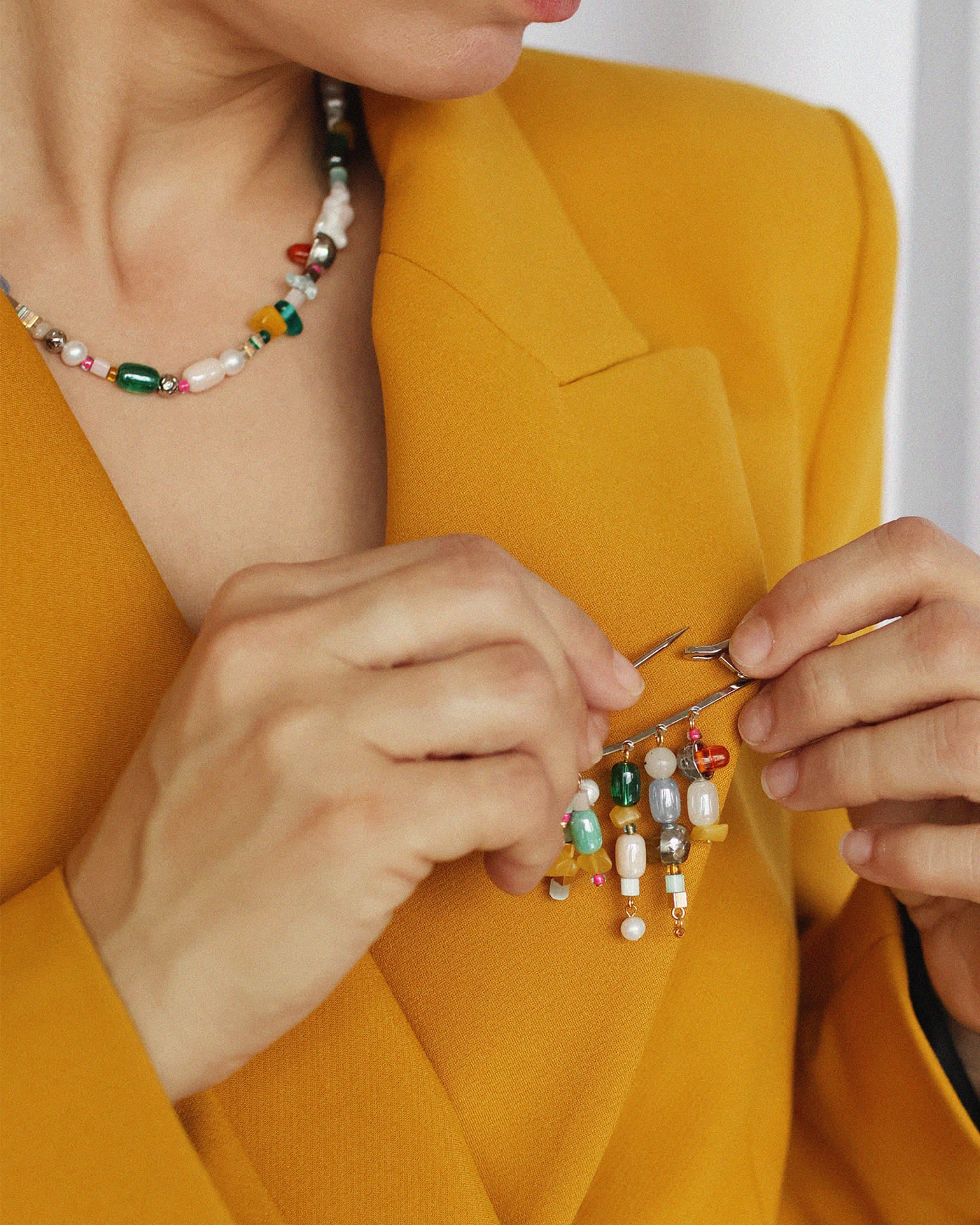 Gloriosa Two-tone Brooch