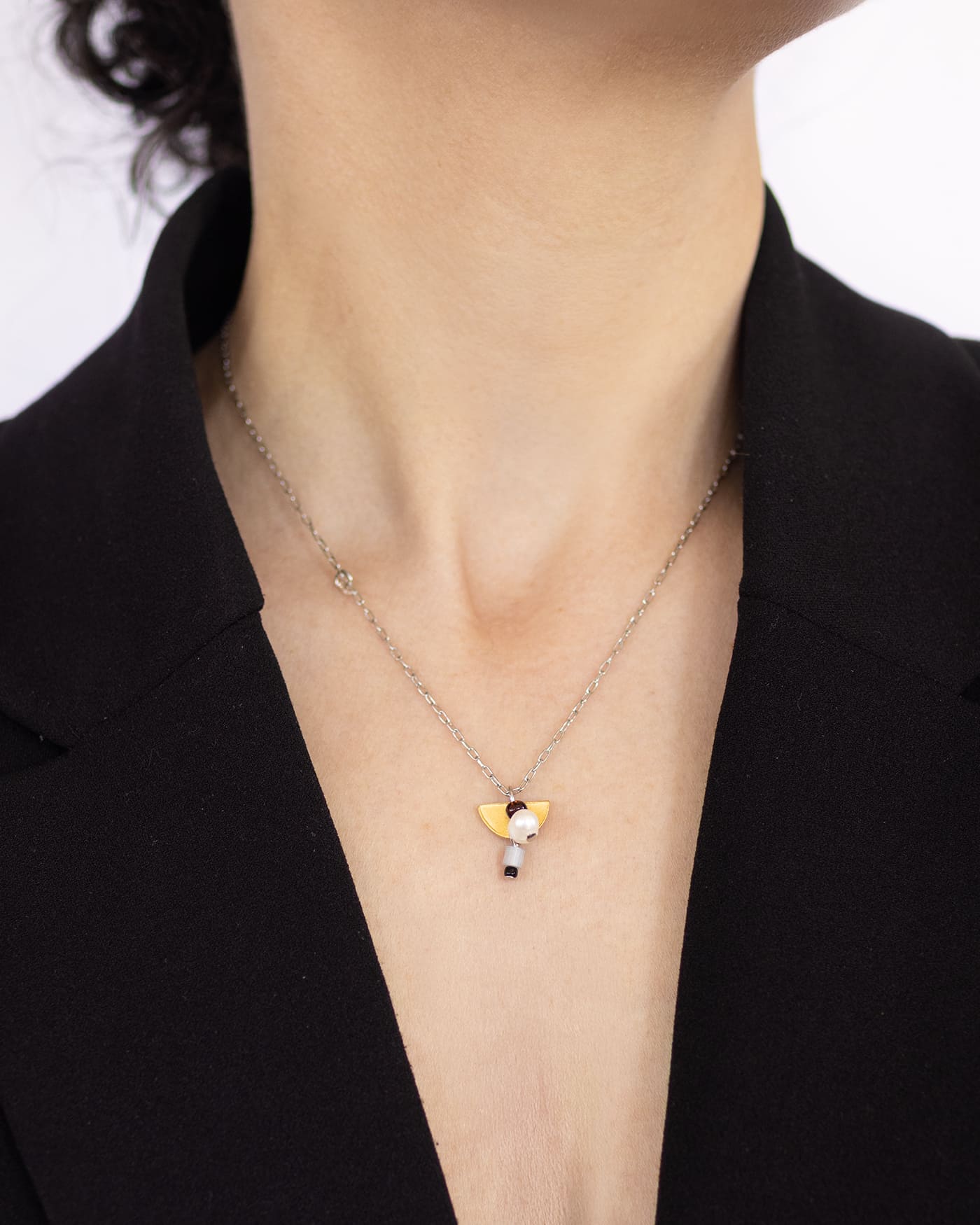 Blenio Two-tone Necklace