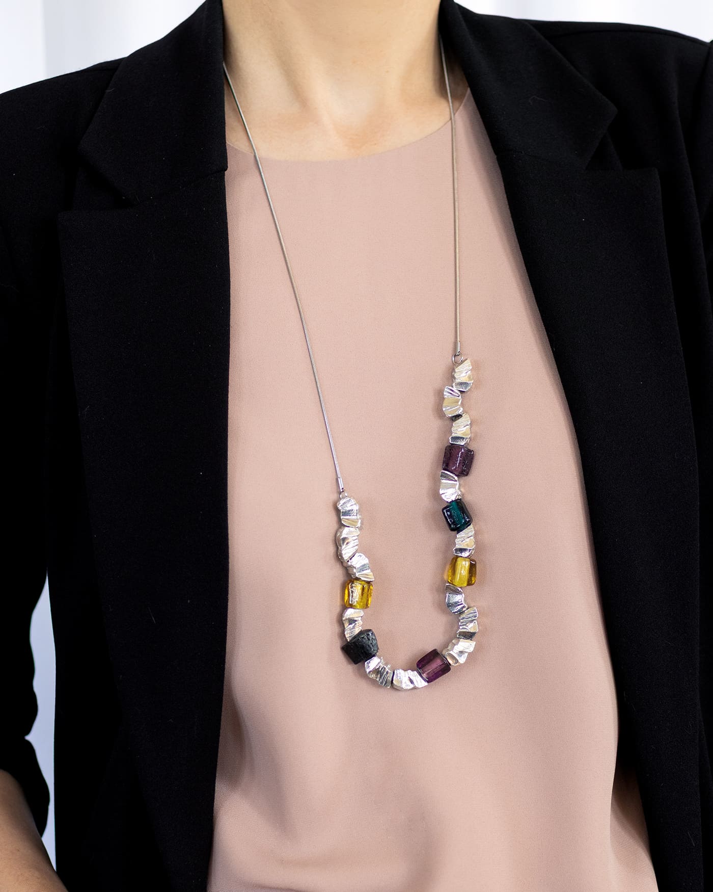 Veloria Silver Necklace