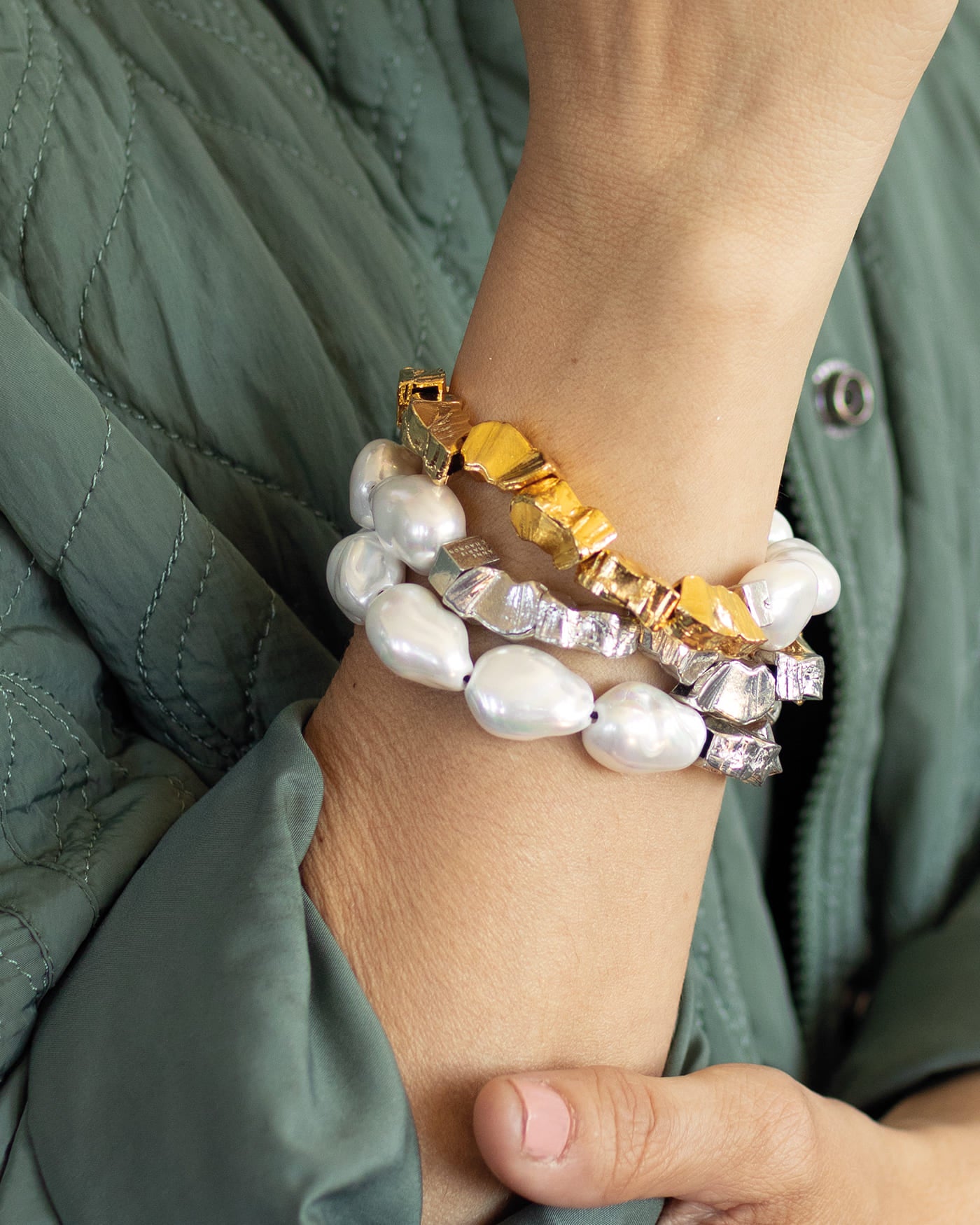 Nacar Silver Bracelet