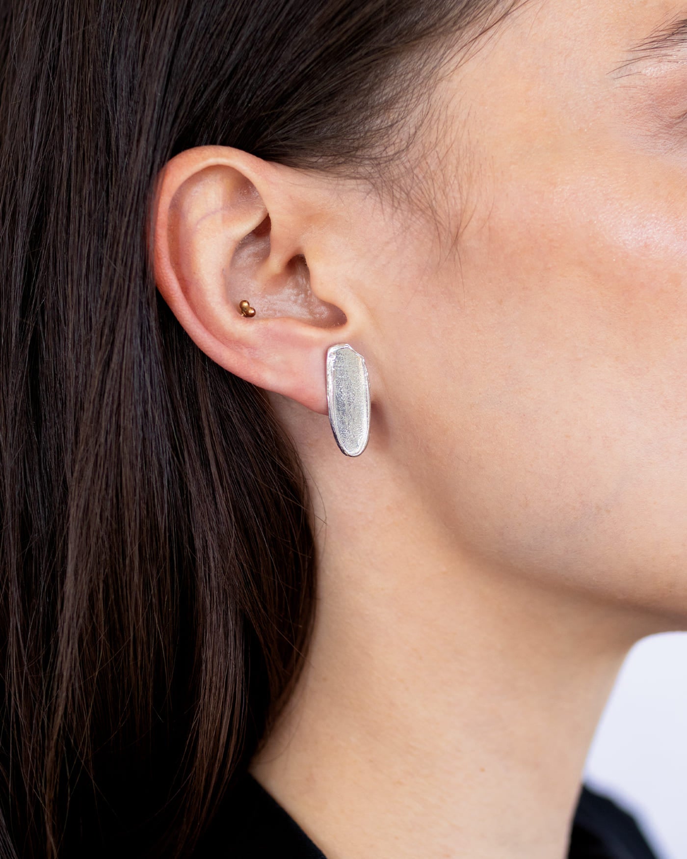 Boucles d'oreilles Fanel Argent