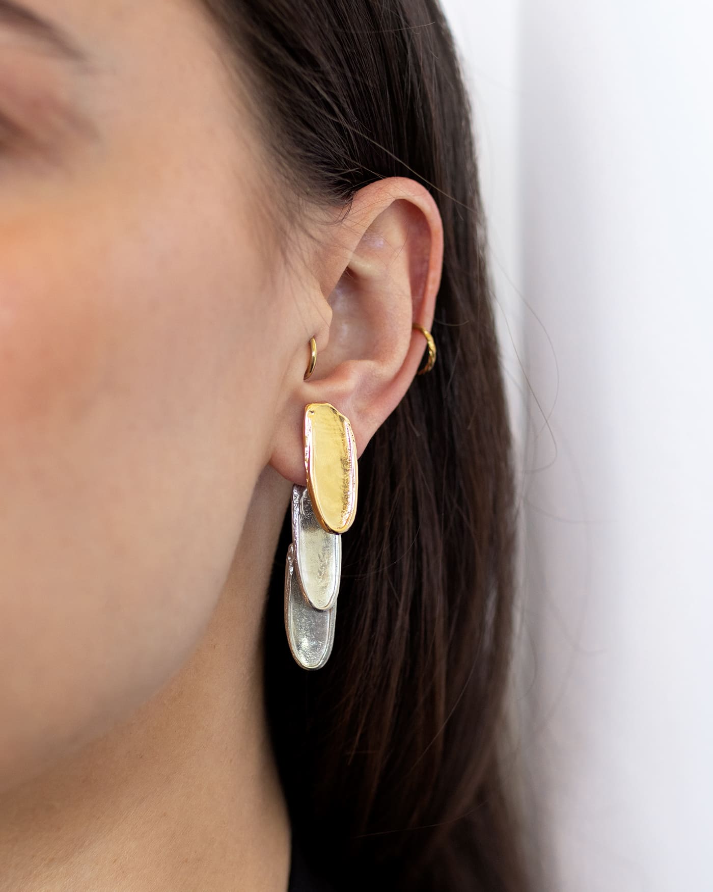 Ravelle Two-tone Earrings