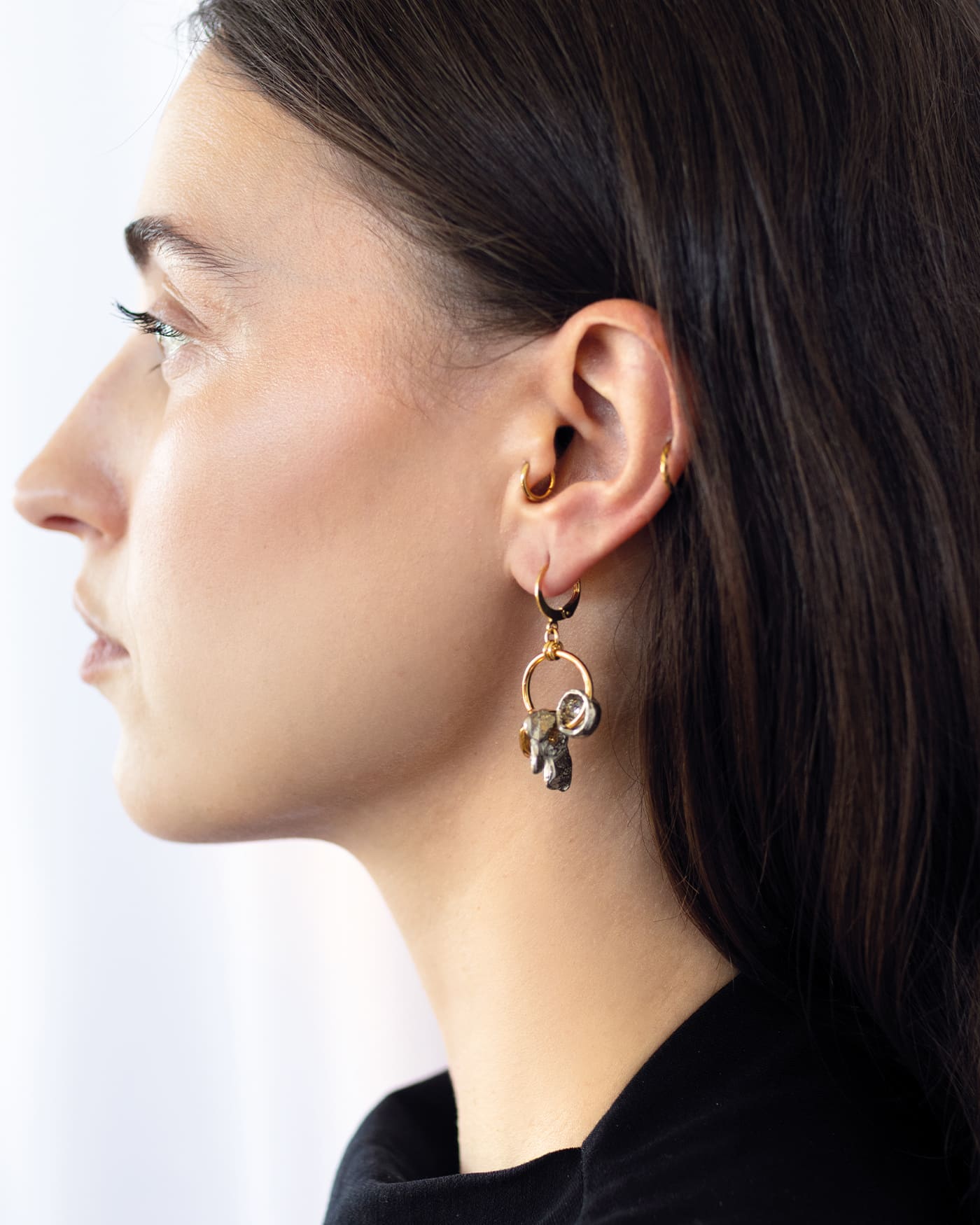 Myrdan Two-tone Earrings