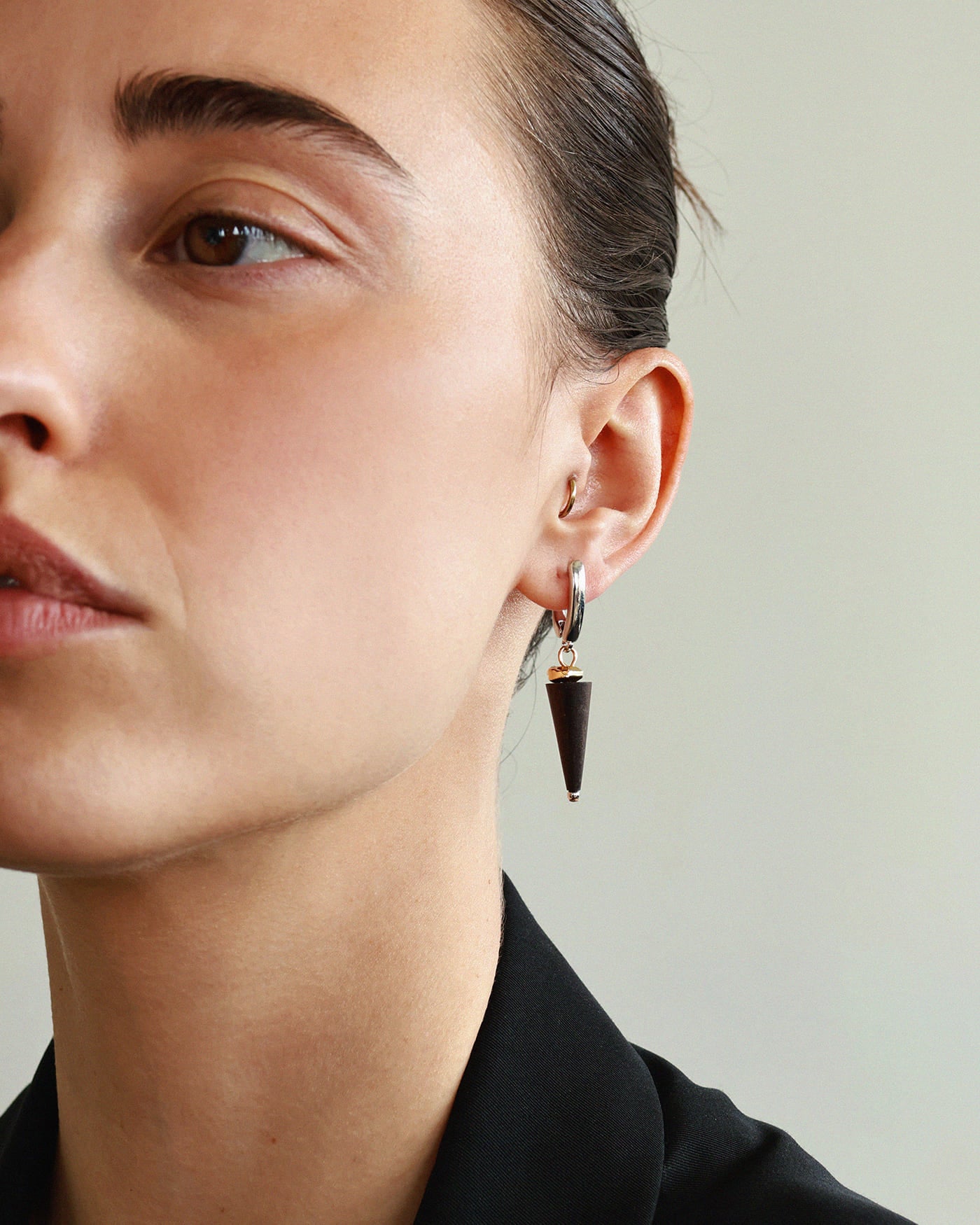 Boucles d'oreilles Pulsar Deux tons