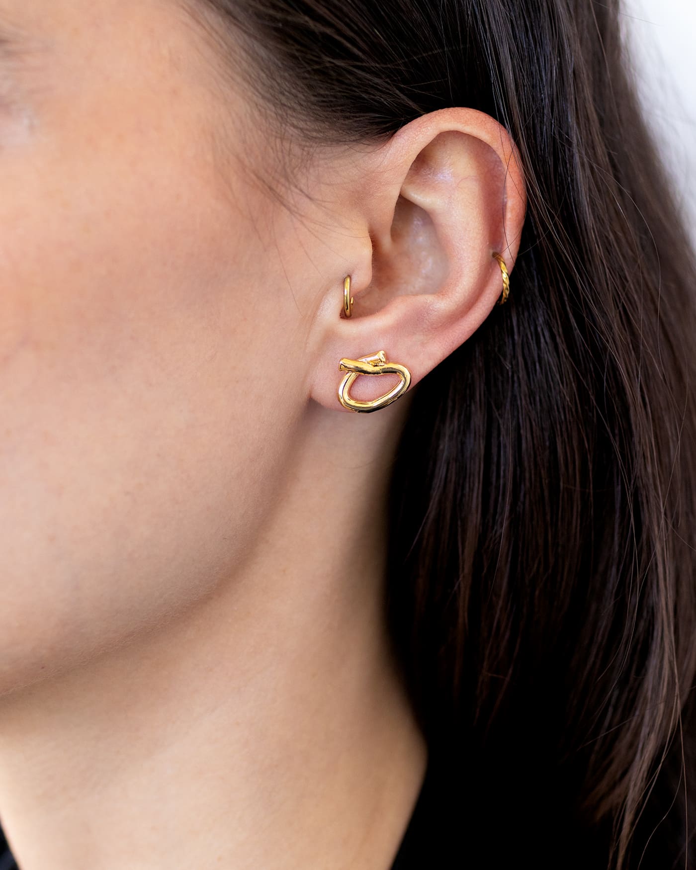 Calyx Gold Earrings